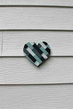 Load image into Gallery viewer, Small Blue Heart wood wall art
