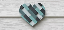 Load image into Gallery viewer, Small Blue Heart wood wall art
