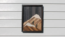Load image into Gallery viewer, Starlit Mountains wood wall art
